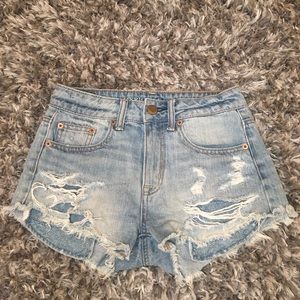 Blue Jean Shorts from American eagle